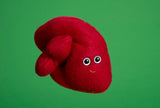 Red plush heart